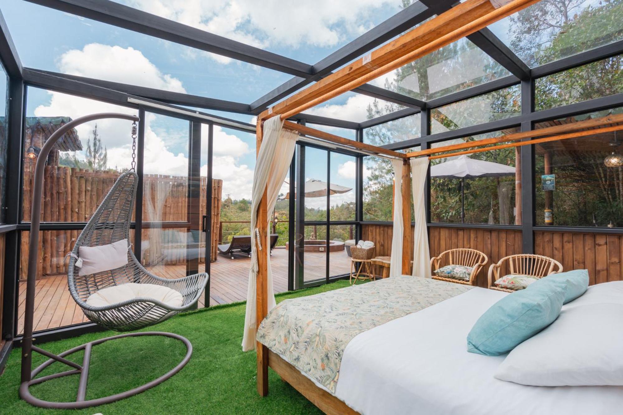 Hotel Bubblesky Glamping 40 Min From Medellin El Retiro  Exterior foto
