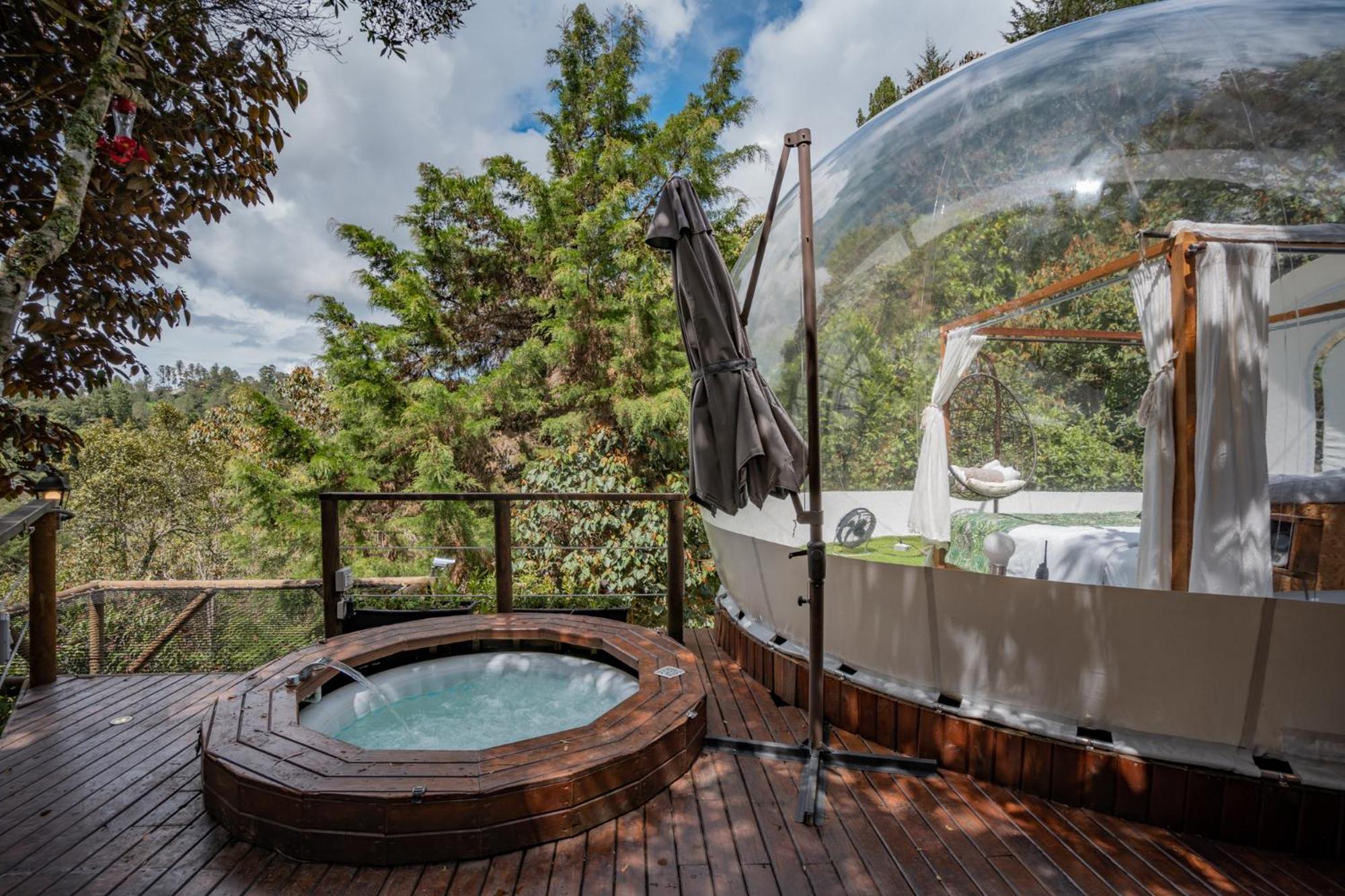 Hotel Bubblesky Glamping 40 Min From Medellin El Retiro  Exterior foto